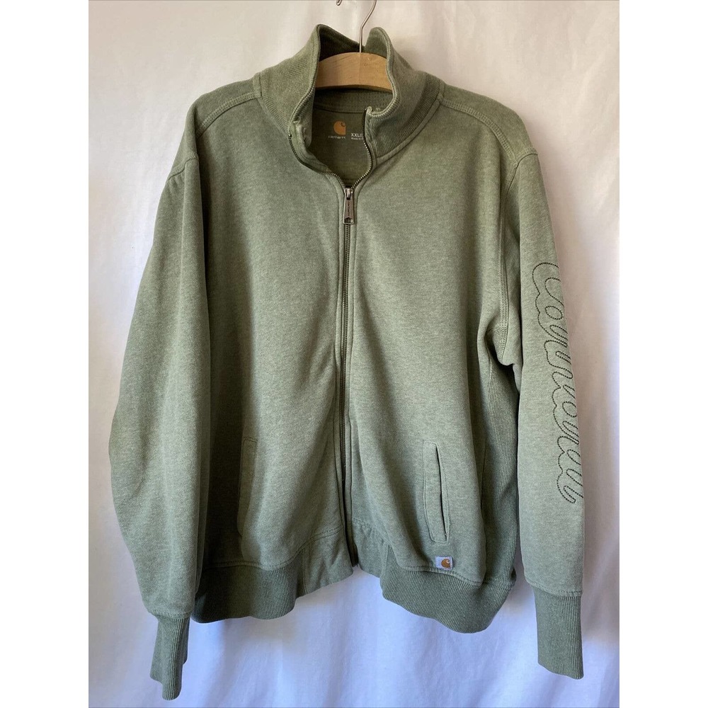CARHARTT Full Zip Jacket Coat XXL 20 Fleece Logo